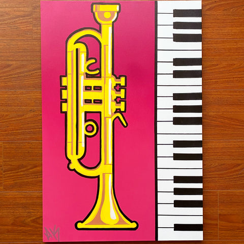 Musical Mind - 24x30 Print or Original Painting | Akeemraheem Art