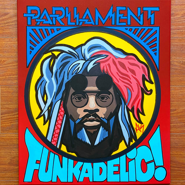 George Clinton & Parliament Funkadelic Poster - 24x30| Akeemraheem Art