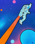 Rocket Man - Original or Print Artwork | Akeemraheem Art