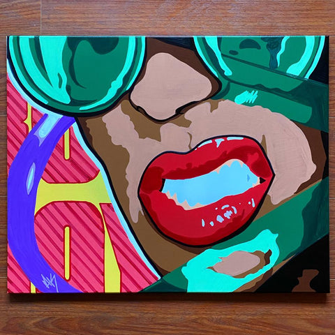 Rihanna Rude Boy 1 - Art Print 24x30 | Akeemraheem Art